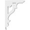 Ekena Millwork Brontes Architectural Grade PVC Bracket, 5/8"W X 4"D X 6"H BKTP01X04X06BR - alternate 4